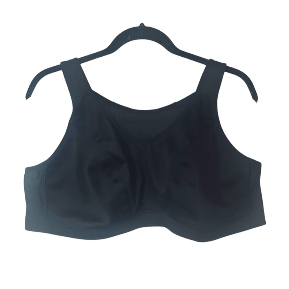 🦄 Wingslove Black Sports Bra, Size 48B